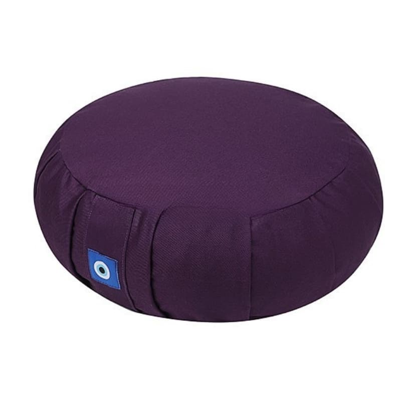 Buckwheat Zafu Meditation Cushion in Purple